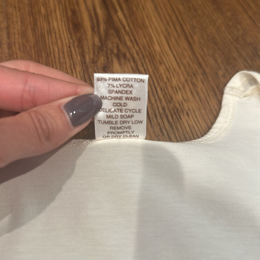 Peruvian Connection White Scoop Neck Layering Pim… - image 3